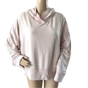 YUMMY SWEATER CO. Hooded Pink Pullover Sweater